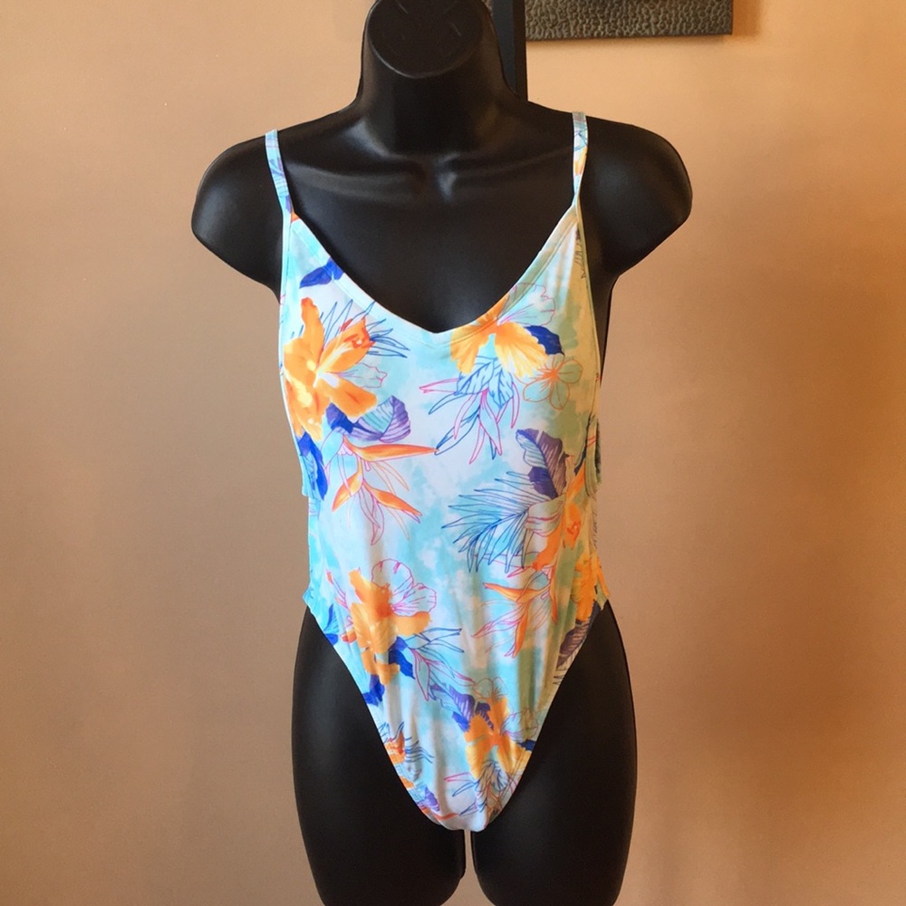 NWT XHJLARATION SWIMSUIT-AQUA - Picture 2 of 8
